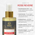 Luxurious Rose Room Spray–by Enhanced Essentials|Made with Pure Rose Essential Oil & Natural Ingredients|Indulge in a Romantic,Uplifting Floral Aura for Home,Office,Linens & Cars|100 ml (3.4 fl oz)