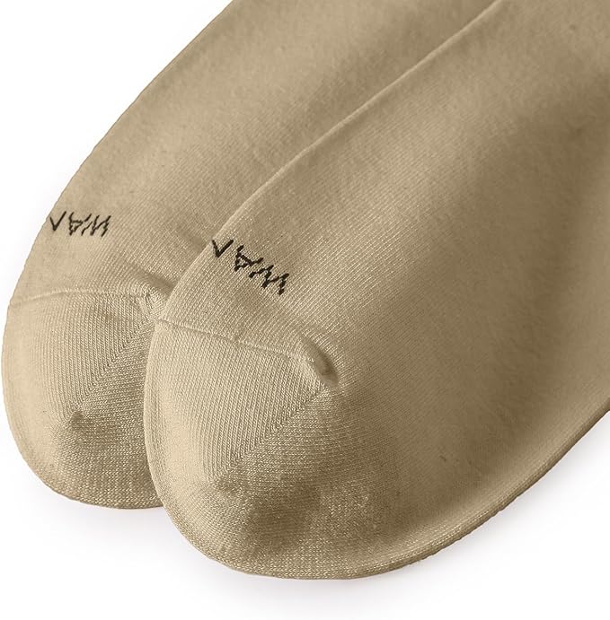 WANDER Men's Dress Socks Cotton Thin Classic Lightweight Socks 6/8 Pairs Solid & Patterned Soft Breathable Socks