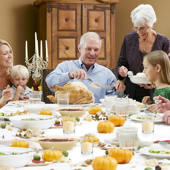 Ivory Votive Candles, 9 Packs Unscented Small Votives for Wedding, Holiday Party, Home Decoration (8 Hour), 1.5" D x 1.25" H