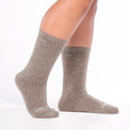 Wide Open Micro Crew Men's Socks - Merino Wool Socks for Men, Everyday Wide, Crew for Wide Feet (Style 9001)