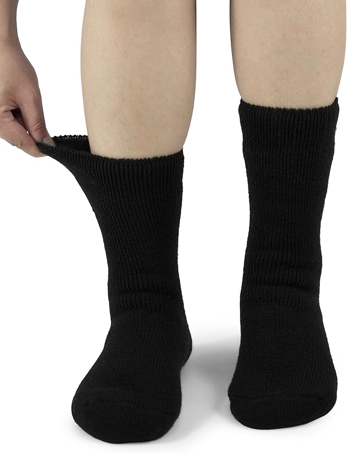 BomKinta Thermal Socks Men - Winter Warm Socks for Cold Weather Crew Socks - Cozy Soft Thick Christmas Boot Socks Size 7-11