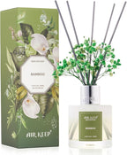Airkeep Reed Diffuser Set - 3.38 fl oz(100ml) Bamboo Scent Diffuser Home Fragrance Diffuser Set Includes 8 Reed Diffuser Sticks,Home Decor & Office Decor, Fragrance and Gifts