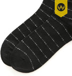 WANDER Men's Dress Socks Cotton Thin Classic Lightweight Socks 6/8 Pairs Solid & Patterned Soft Breathable Socks