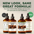KUKKA Cinnamon Essential Oils - 4 Fl Oz - for Hair, Skin, Diffuser, Aromatherapy & DIY Soap Making Scent