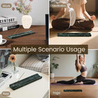 Koville Marble Incense Holder, Incense Holder for Sticks, Incense Sticks Holder Ash Catcher for Meditation Yoga SPA, Natural Stone Incense Burner, Home Table Decor (Green)