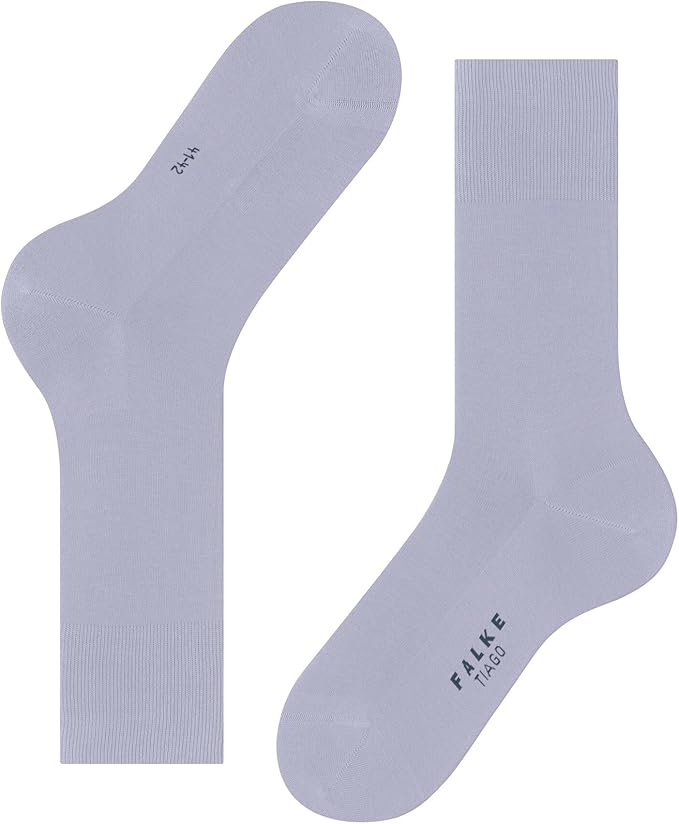 FALKE Men's Tiago Dress Socks, Sustainable Cotton, Crew, 1 Pair
