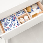 10 Sheets Drawer Liners for Dresser Scented Drawer Liners Non Adhesive Scented Paper for Fragrant Home Shelf Closet(Lavender,Blue Flowers)