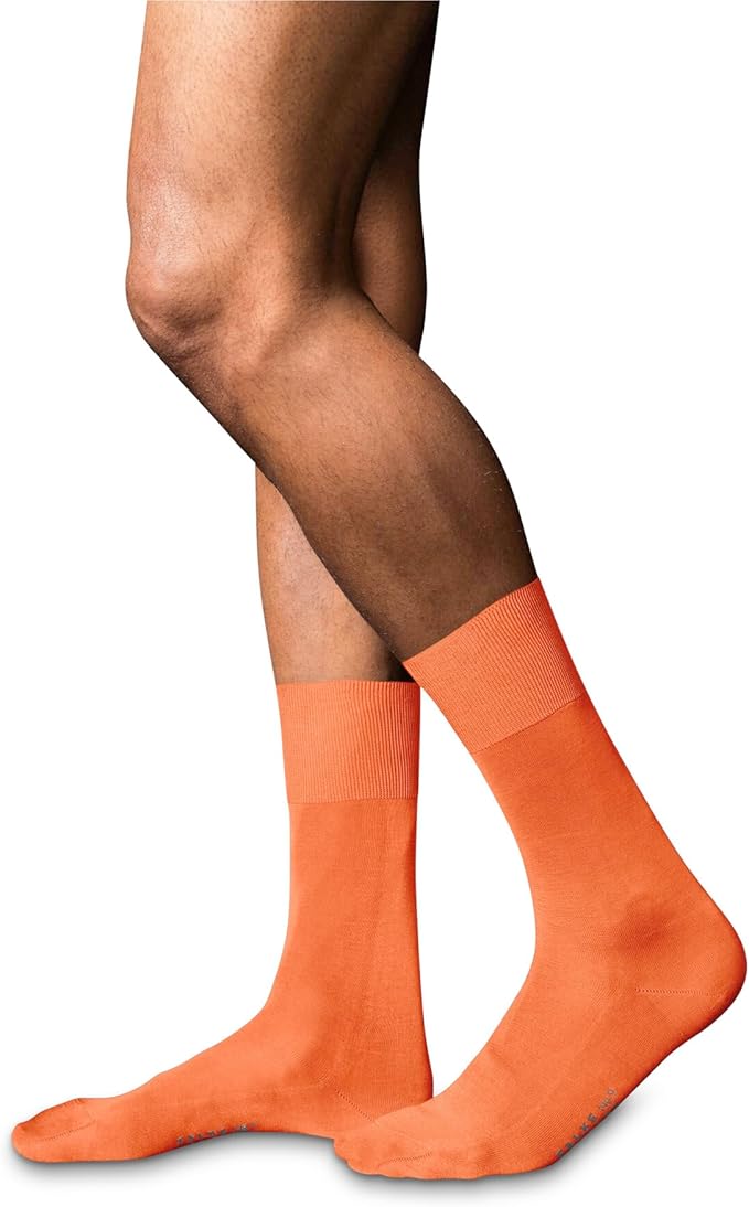 FALKE Men's No. 9 Egyptian Cotton Luxury Dress Socks, 1 Pair