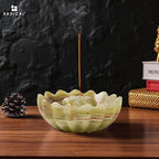 Radicaln Marble Incense Holder 5.5" Inches Green Handmade Palo Santo Stick for Home Décor, Modern Incense Holder for Sticks, Citronella incenses Stick for Room & Office Aromatherapy