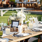 30 Packs Unscented White Votive Candles in Glass, Small Soy Wax Votives for Wedding Party Dinner Table, 1.7" W x 2" H