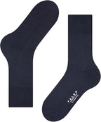 FALKE Men's Airport Dress Socks, Premium Merino Wool Cotton Blend, Sustainable Luxury, Eco-Friendly Business Casual, 1 Pair