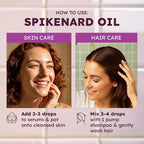 KUKKA Spikenard Essential Oils - 1 Fl Oz - for Hair, Skin, Diffuser, Aromatherapy & DIY Soap Making Scent