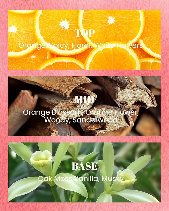 M&SENSE Neroli Saffron Scented Candles-Vegan Soy Wax, Naturally Scented, No Toxin 10oz 42-Hour Long Burning Time, Cozy Stress Relief Candle for Home Fragrance, Housewarming Gift for Women & Men