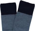 Trafalgar Men's Clayton Birdseye Over The Calf Mercerized Cotton Socks (1Pair)