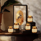 Scented Candle Set 24 Pack, Candle for Home Scented, Odor Eliminating, Stress Relief, Long Lasting Soy Wax Gift Set