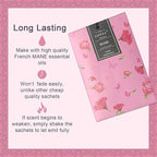 14 Packs Rose Scented Sachets for Drawers and Closets