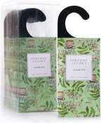 Large 12 Packs Jasmine Hanging Closet Deodorizer Air Freshener Long Lasting Scented Sachets Smell Goods for House