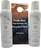 AP Fragrance Belfair Oaks Room Fragrance Air Freshener Spray - Concentrated, Long-Lasting, White Zen - 2 Pack