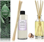 Urban Naturals Reed Diffuser Oil Refill Lavender Cedarwood with Warm Wood, Spa-Inspired Notes 8 oz + Free Reed Sticks, Made in The USA