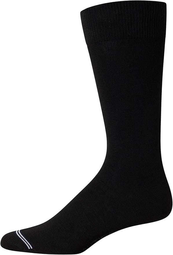 Nautica Mens Dress Socks - 10 Pack Breathable Stretch Crew-Length Work Socks for Men for Business Formal Wear (Sizes: 6-12.5)