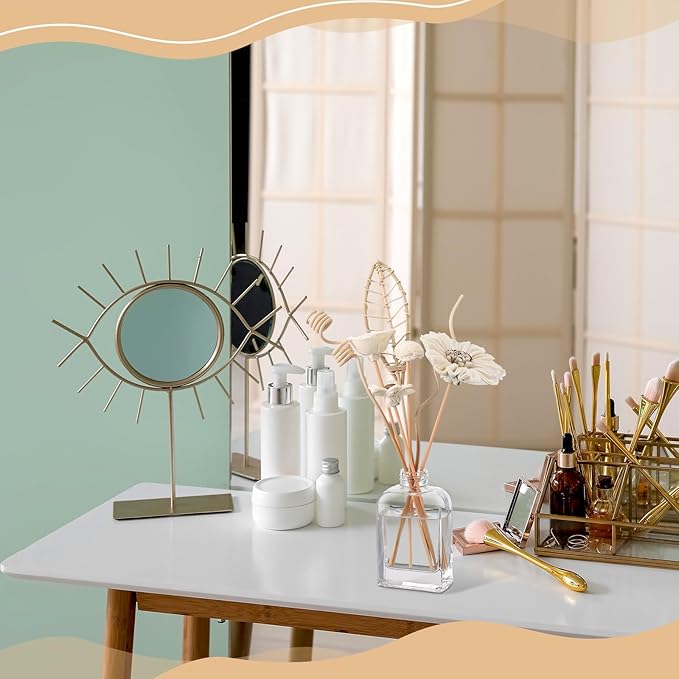 Cindeer 200 Pcs Reed Diffuser Sticks Set Include 10 Style 100 Pcs Natural Rattan Flower Reed 7 Style 100 Pcs Mixed Fragrance Diffuser Rattan Reed Fragrance Diffuser Replacement for Home Fragrance