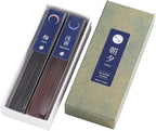 Asayu Japan 2-in-1 Low Smoke Incense Sticks Nature Set, 2 scents (Plum and Agarwood), 40gr Japanese Incense for Morning Energy & Evening Relax, Yoga, Meditation. Smokeless for Less Irritation