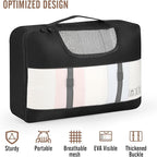 Veken 10 Set Packing Cubes for Travel Essential, Suitcase Organizer Bags in 4 Sizes, Carry-On Luggage Accessories with Large Laundry & Hanging Toiletry Bag, Must-Have for Airplane, Road Trip & Camping