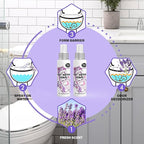 Clean-n-Fresh Toilet Spray for Poop, Lavender 6.8 Fl.Oz, Air Freshener Bathroom Spray, Odor Eliminator| Up to 400+ Uses