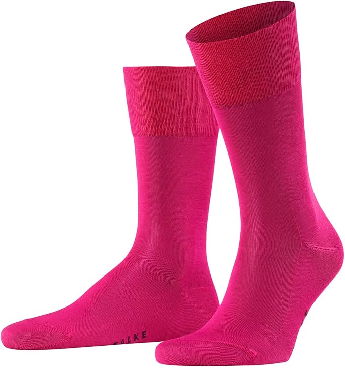 FALKE Men's Tiago Dress Socks, Sustainable Cotton, Crew, 1 Pair
