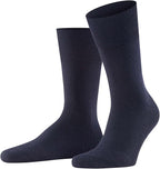 FALKE Men's Airport Dress Socks, Premium Merino Wool Cotton Blend, Sustainable Luxury, Eco-Friendly Business Casual, 1 Pair