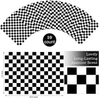 10 Sheets Drawer Liners for Dresser Scented Drawer Liners Non Adhesive Scented Paper for Fragrant Home Shelf Closet (Linen,Checkered Pattern)