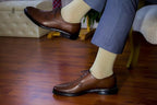 Hugh Ugoli Men's Bamboo Dress Socks for Business & Trouser, Thin & Seamless Crew Socks, 4 Pairs with Gift Box, Shoe Size 8-12