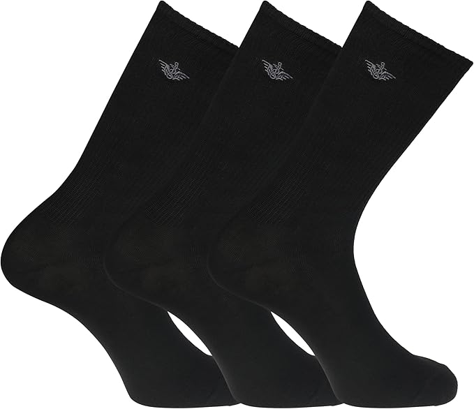 DOCKERS Men's Performance Socks - 3-Pairs and 6-Pairs Athletic and Dress Crew Socks for Men