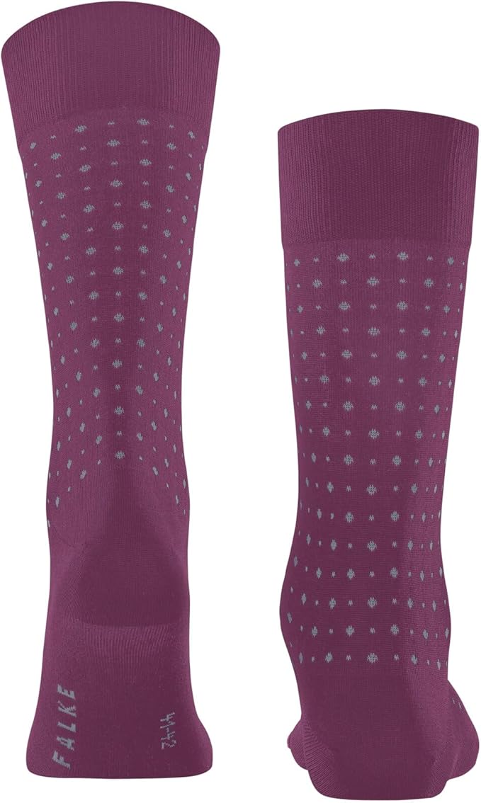 FALKE Men's Tiago Dress Socks, Sustainable Cotton, Crew, 1 Pair