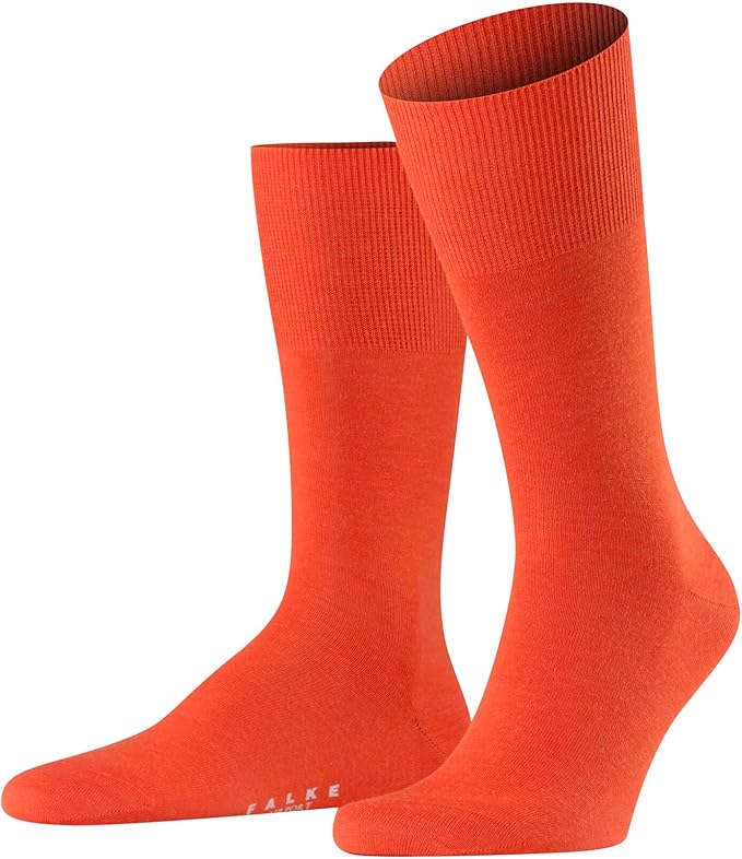 FALKE Men's Airport Dress Socks, Premium Merino Wool Cotton Blend, Sustainable Luxury, Eco-Friendly Business Casual, 1 Pair