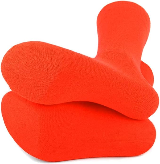 Feraricci Solid Color Casual Dress Socks for Men - Colorful & Comfortable Crew Socks