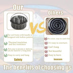 4 Pieces Coil Holder Portable Mosquito Incense Holder Iron Mosquito Incense Holder Retro Iron Coil Holder for Indoor Outdoor Hanging Camping Patio, 5.3 Inch