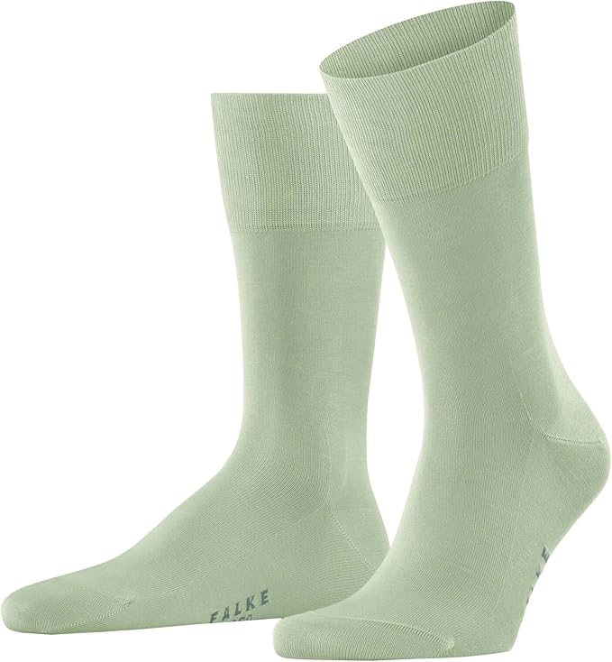 FALKE Men's Tiago Dress Socks, Sustainable Cotton, Crew, 1 Pair