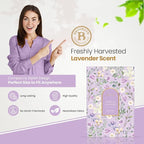 Brooklyn Fragrance Co. Arches Sachet Bags – Lavender Floral Scented Pouches – Perfect Aroma for Drawers, Closets, Cars and Bathrooms – Long-Lasting Fresh Scent Sachets (6- Pack)