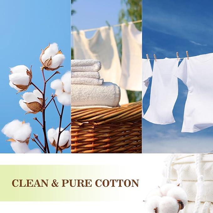 SCENTORINI Drawer Liners for Dresser, Clean Cotton Scented Drawer Liners, Drawer Liner for Dresser Bedroom Shelf Closet, 6 Sheet