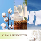 SCENTORINI Drawer Liners for Dresser, Clean Cotton Scented Drawer Liners, Drawer Liner for Dresser Bedroom Shelf Closet, 6 Sheet