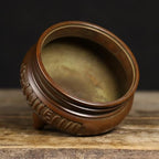 Brass Incense Burner Chinese Traditional Incense Burner Kit Zen Copper Incense Burner Office Home Yoga Room Sandalwood Burner Decoration Censer