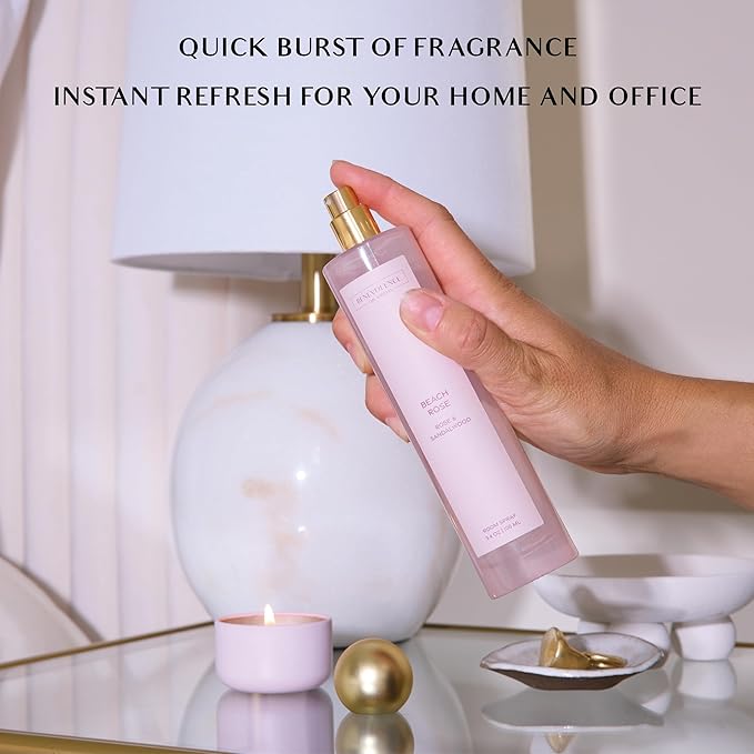 Rose & Sandalwood Room Spray - Benevolence LA Air Freshener & Fabric Freshener Spray for Home & Linen