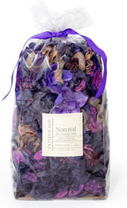 Fragrance Potpourri Bag Home Décor Scents of Lavender, Jasmine & Amber | Floral Petals Vase & Bowl Filler Decoration (Purple)