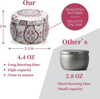 Scented Candle Gifts for Women, 4 Pack 4.4 oz Aromatherapy Candles, Stocking Stuffers for Women, Stress Relief Gifts for Girlfriend, Teacher, Mom, Anniversary, Birthday, Christmas Gift