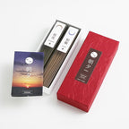 Asayu Japan Traditional Incense Sticks - Harmony Set (Cinnamon + Juniper), 40gr (Each Scent 20g), for Yoga, Zen Meditation and Relaxation - Traditional Smoke Type