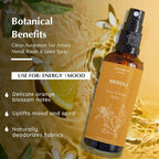 Neroli Room, Linen & Pillow Spray by Aromafume | 100ml / 3.38 fl oz | with Pure Neroli Essential Oil | Aromatherapy Spray for Upliftment, Positivity | Mist for Bedding, Fabrics | Air Freshener