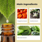 Benatu Citrus Vanilla Essential Oil Blend Spray for Body and Hair, Multi-Use Natural Uplift Scent Aromatherapy Room Linen Mist for Bedding, Pillow, Fabric, Car 4 fl oz