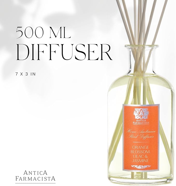 Antica Farmacista Home Ambiance Diffuser,Lilac and Jasmine,16.9 Fl Oz