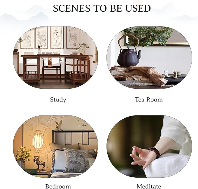 Coil Incense Burner， Ceramic Cone Incense Burner Holder Suitable for Incense/Cone/Coil/Stick, Sage, Mosquito Incense, and Charcoal. Incense Holder+Fireproof Cotton Inside.